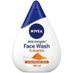 Nivea Women Face Wash for Acne Prone Skin, Milk Delights Turmeric, Reduces 99.9% Pimple Causing Bacteria, 100 ml & Women Face Wash for Sensitive Skin, Milk Delights Rose, 100 ml - Fast UK Delivery - Image 3