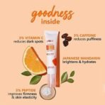 Plum 3% Vitamin C 3% Peptide & 3% Caffeine Eye Cream with Mandarin | Reduces Puffiness & Dark Circles | Improves Firmness & Elasticity| Reduces Fine Lines | Fragrance-Free | 100% Vegan - Fast UK Delivery - Image 4