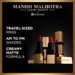 MyGlamm Manish Malhotra Soft Matte Mini Lipstick Set - Retro Soft - 1.5g (Set of 2) | Bold Red & Toasted Brown Shade Lipsticks Combo | Long Lasting Creamy Matte Finish - Fast UK Delivery - Image 4