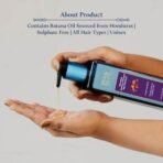 Blue Nectar Batana Hair Shampoo for Fuller & Stronger Hair | Organic Shampoo for Dry, Frizzy, Curly, and Wavy Hair | Redensyl Alternate | Shampoo for Women & Men (17 Herbs, 200ml) - Fast UK Delivery - Image 6