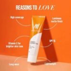 MyGlamm Vitamin C Foundation - Honey (Deep) | Long Lasting, Medium To Full Coverage Foundation With SPF 15 With Hyaluronic Acid (30g) - Fast UK Delivery - Image 6