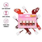 MyGlamm POPxo Makeup - Mini Nail Kit - Vacay - 15ml (Set of 5) Glossy Nail Polish POPxo Makeup Collection -Mini Nail Kit-Queenin' Glossy Finish-5X3ml - Fast UK Delivery - Image 4