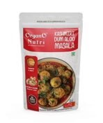 OrganoNutri Kashmiri Dum Aloo Masala | Pack of 2: 100g each | Ready to Use Complete Spice Mix | Resealable Eco-Zipper Pouch - Fast UK Delivery - Image 2