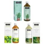 Kapiva Wheatgrass Juice 1 L & Kapiva Wild Amla Juice 1L & Kapiva Thar Aloe Vera Juice (with Pulp) (1L) - Fast UK Delivery - Image 2
