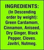 Chaman Tea Chai Masala | Natural Spices (Green cardamon, Cinnamon, Clove, Ginger, Black Pepper, Aniseed, Javitri, Nutmeg) 50G Aromatic Taste Enhancer Masala with 100% Natural Ingredients - Fast UK Delivery - Image 4