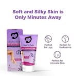 ORAAH Smooth n Sensitive Hair Removal Cream For Women | Natural Painless Removal For All Skin Types With Lavender -50G (Pack Of 3) - Fast UK Delivery - Image 4
