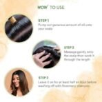 WOW Skin Science Rosemary Shampoo & Hair Oil Kit | Helps Prevent Breakage & Split Ends | Adds Shine to Dull Hair | Net Vol 450ml - Fast UK Delivery - Image 6