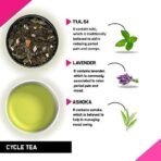 TEACURRY Period Turmeric Tea (1 Month Pack, 30 Tea Bags)-Helps With Cramps, Less Flow, Delayed Periods-Period Tea-Tea For Period Cramps-She Cycle Tea,60 Grams - Fast UK Delivery - Image 5