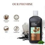 Just Herbs Deep Cleansing Cooling Body Wash with Mint and Activated Charcoal for Men and Women 300 ml - Fast UK Delivery - Image 6