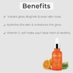 O3+ Age Lock Vitamin C Booster Serum 30g for Glowing Skin with Flower & Herb Extracts for Hydration & Moisture Boost | Reduces Wrinkles & Fine Lines, Ideal for All Skin Types - Fast UK Delivery - Image 6