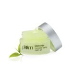 Plum Green Tea Renewed Clarity Night Gel Mini | Hydrates Skin & Fights Acne | Lightweight, Quick-Absorbing, Non-Sticky Gel Texture | Oily, Acne-Prone Skin | 100% Vegan - Fast UK Delivery