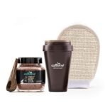 mCaffeine Coffee Body Exfoliation Kit with Body Scrub, Body Wash & Bath Glove | Exfoliates, Deeply Cleanses, Polishes & Removes Tan | Skin Care Combo for All Skin Types - Fast UK Delivery - Image 2