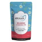 Oraah Relaxing Chamomile Green Tea for Good Sleep I Made with 100% Whole Leaf & Natural Chamomile Flowers, 50gms (Pack 1) - Fast UK Delivery - Image 2