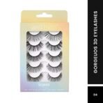 Swiss Beauty Cruelty-Free 3D Eyelashes - Pack of 10 False Eyelashes | Volumising Eye Lashes | Lengthening Eye Lashes | Lightweight Eyelashes | Shade - Black 01, Set of 5 - Fast UK Delivery - Image 3