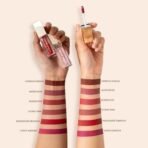 mCaffeine Shades Velvet Blur Matte Liquid Lipstick | 12 Hrs Intense Stay | Lightweight & Non-drying, Blurs Lip Creases | Transferproof & Smudgeproof | 4 ml - Passionate Crimson (Muted Rose) - Fast UK Delivery - Image 5