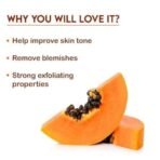 Jovees Herbal Papaya Face Wash For Glowing and Clear Skin with Papaya & Bilberry Ext | Gentle Cleanser For Brightens Skin, Removes Pigmentation & Dark Spots | For All Skin Types - 120ML - Fast UK Delivery - Image 6
