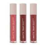 Hilary Rhoda Matte Trap Liquid Lipstick | Non-Transfer & Waterproof Lipstick | 8-Hour Long Stay | Non-Drying Formula | 5ml (Matte Trap Nude Trio) - Fast UK Delivery - Image 2