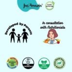 Jus' Amazin Creamy Almond Butter - Unsweetened (500 grams) | 25% Protein | Only Whole Almonds (100% Pure) | Zero Additives | Dairy Free Vegan Butter | Keto | Plant Based Nutrition | Clean Nutrition - Fast UK Delivery - Image 7