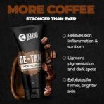 BEARDO De-Tan Face scrub for Men, 100g | Blackhead & Tan Removal | Dual Bead Exfoliation | Coffee Detox | Oil Control - Fast UK Delivery - Image 4