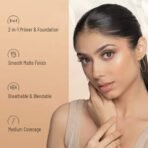 SWISS BEAUTY Primer Mousse Foundation Weightless Smooth & Velvet Touch, Face MakeUp, White, 30ml - Fast UK Delivery - Image 5