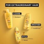 L'Oreal Paris Extraordinary Oil Nourishing Shampoo For Dry & Dull Hair (340ml) + Conditioner For Dry & Dull Hair (386 ml), Regime pack of 2 - Fast UK Delivery - Image 7