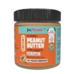 Jus' Amazin Classic Organic Peanut Butter (Creamy) with Jaggery (200g) | Yummy Clean Nutrition - 26% Protein | No Refined Sugar/Hydrogenated Fats/ Emulsifiers | 100% Organic Ingredients, 0% Chemicals - Fast UK Delivery - Image 2
