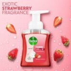 Dettol Foaming Handwash Pump - Strawberry (Pack of 3-250ml each) | Rich Foam | Moisturizing Hand Wash | Soft on Hands - Fast UK Delivery - Image 6