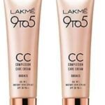 LAKME 9 To 5 Complexion Care Cream, Medium, Radiant, Natural, Luminous, Dry| Bronze 9 G (Pack of 2) - Fast UK Delivery