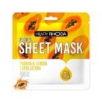 Hilary Rhoda Papaya & Lemon Exfoliation Sheet Mask | Daily Glow mask | Brightens & Exfoliates | Facial Sheet Mask with Serum | Tightens Pores - 20gm (Pack of 2) - Fast UK Delivery - Image 7