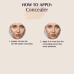 Glam 21 My BFF Matte Liquid Concealer|Full Coverage, Waterproof, Hydrating |Lightweight, Long Wearing Formula For All Skin Tone Matte Finish -8gm-Beige - Fast UK Delivery - Image 6