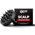 Beardo Scalp Massager for Hair with Removable Handle | Soft Silicone Bristles for Dry Massage, Oil & Shampoo | Massager Shampoo Hair Brush, Super Soft Bristles, Exfoliating | Scalp massager for Men & Women - Fast UK Delivery - Image 2