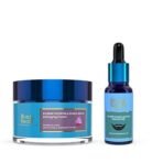 Blue Nectar Face Care Combo (Men Face Cream 50g + Beard Oil 30ml), Natural Skin Brightening Cream, Anti Aging Cream for Men with Sandalwood, Saffron and Almond Oil (14 Herbs, 50g) - Image 2