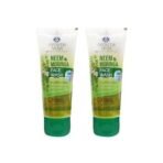 Ayouthveda Neem & Moringa Skin Purifying Face Wash For Acne & Pimples | Remove Excess Oil & Pulls Out Deep-Seated Dirt & Impurities (Pack of 2: 50g each) - Fast UK Delivery - Image 2