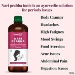 Healthally Ayurvedic Woman Health Tonic|PCOS PCOD Periods Care Syrup with Arjun Chal Tulsi Amla Gokhru|Leucorrhoea,White Discharge Periods Pain Relief|Safe for Woman - 500 ML - Fast UK Delivery - Image 6