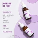 Plum 1% Retinol Anti Aging Night Face Serum with Bakuchiol | Boosts Collagen, Reduces Fine Lines & Wrinkles | Retinol Serum for Face | for Women & Men | Beginner-Friendly | Suits All Skin Types | 20ml - Fast UK Delivery - Image 4