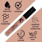 KINDED Liquid Concealer Full Coverage Colour Corrector Contour Waterproof HD Pro Master Series for Dry & Oily Skin Dark Circles & Spots (Creamy Matte, Nude It & Peachy Orange Combo, 6 ml each) - Fast UK Delivery - Image 4