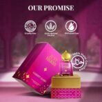 Just Herbs Garnet Glory Attar Roll On Perfume | Premium Ittar Gifts | 18+ Hour Long Lasting Fragrance with Saffron. Cinnamon, Oud and Sandalwood for Men and Women 10ml - Fast UK Delivery - Image 7