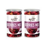 Berries And Nuts Super Berries Mix | Dried Mixed Berries, High in Antioxidants | Cranberries, Blueberries, Gojiberries, Blackberries, Raspberries, Strawberries | 400 Grams | 2 Bottles of 200 Grams - Fast UK Delivery - Image 2
