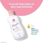 Johnson's Baby Oil with Vitamin E, Non-Sticky for easy spread and massage, 200ml - Fast UK Delivery - Image 4