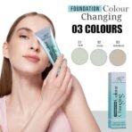 Fashion Colour Color Changing Foundation | Infused With Hyaluronic Acid | Radiant Skin | Flawless Color Changing With Satin Finish, Makeup Base, Long Lasting Waterproof Liquid Foundation For Face Makeup (IVORY, 40g) - Fast UK Delivery - Image 4