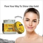 DR.RASHEL Gold Face Pack for Glowing Skin, Oil Control, Acne, Pimples, Detan, Blemishes, Pigmentation & Brightening, Face Cleansing For Face & Body (380 Ml) - Fast UK Delivery - Image 4