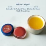 Blue Nectar Lip Tint Stain for Sheer Nude Tinted Lips | Hydrating Lip Tint, Color Infused, with Shea Butter for Natural Looking Finish (10g) - Fast UK Delivery - Image 3