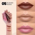 MARS PREMIUM Matte Box Set of 3 Lipsticks for Women | Long-Lasting | Smooth Finish | Moisturising | One Swipe Pigmentation (3x3.2 gm) (05-Blushed & Nudes)-SH7711 - Fast UK Delivery - Image 3