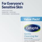 CETAPHIL Gentle Cleansing Bar , 4.5 oz Bar (Pack of 3) , Nourishing Cleansing Bar For Dry, Sensitive Skin , Non-Comedogenic , Non-Irritating for Sensitive Skin , Dermatologist Recommended Brand - Fast UK Delivery - Image 7