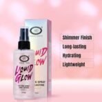 Fashion Colour Liquid Glow Setting Spray For Makeup Long Lasting (100ml) | Natural Dewy Finish | Keeps Makeup Intact | Hydrates, Soothes & Refreshes Skin | (MF09 C_100ML) - Fast UK Delivery - Image 3