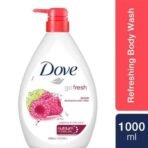 Dove Renewing Raspberry Body Wash with Lime for Renewed Skin, Refreshing Scent, 1L - Fast UK Delivery - Image 3