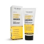 Dr. Sheth's Ceramide & Vitamin C Sunscreen | In-Vivo Tested | SPF 50+ Pa+++ | For Bright Skin & Healthy Glow | Non-Greasy, Quick-Absorbing | No White Cast | UVA/B & Bluelight Protection | For Men & Women | For All Skin Types | 80g - Fast UK Delivery - Image 2