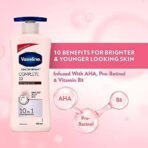 Vaseline Healthy Bright Body Lotion 400 ml, Daily Brightening Moisturizer with Sunscreen & Vaseline Healthy Bright Complete 10 Body Lotion, Anti- Ageing Lotion, 400 ml - Fast UK Delivery - Image 5