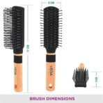 Vega Mini Flat Hair Brush (India's No. 1* Hair Brush Brand) For Men & Women (R5-FB) - Fast UK Delivery - Image 4