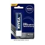 NIVEA Men Lip Care, Active Care Lip Balm, SPF 15 And NIVEA Lip Balm, Fruity Blackberry Shine,4.8 g (Pack of 2) - Fast UK Delivery - Image 3